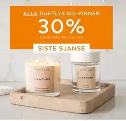 Skeidar ALLE DUFTLYS OG-PINNER tilbud