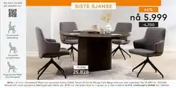Skeidar Stressless Basil Lav spisestol m/arm D350, NOK 5999 tilbud