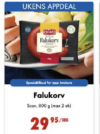 Nordby Supermarket SCAN Falukorv tilbud