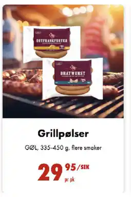 Nordby Supermarket GØL Grillpølser tilbud