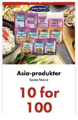 Nordby Supermarket SANTA MARIA Asia-produkter tilbud