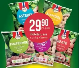 CC Mat GARTNER Poteter, ass tilbud