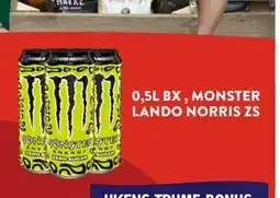 Jacobs 0,5L BX , MONSTER LANDO NORRIS ZS tilbud