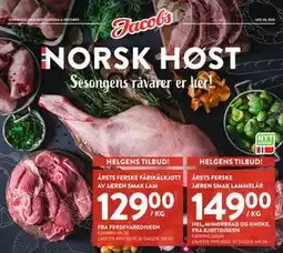 Jacobs ÅRETS FERSKE JÆREN SMAK LAMMELÅR, NOK 149 tilbud