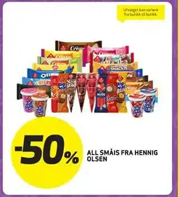 Bunnpris ALL SMÅIS FRA HENNIG OLSEN tilbud