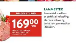 Jacobs LAMMESTEK, NOK 169 tilbud