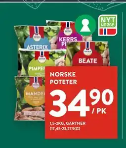 Jacobs NORSKE POTETER, NOK 34.9 tilbud