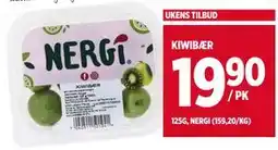 Meny KIWIBÆR, NOK 19.9 tilbud