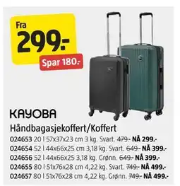 Jula Håndbagasjekoffert/Koffert tilbud