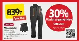 Jula 30% Utvalgt sagbeskyttelse OREGON tilbud