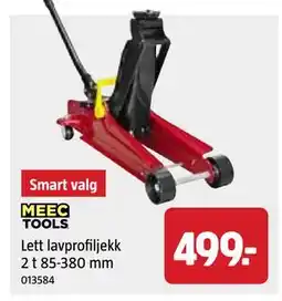 Jula Lett lavprofiljekk 2 t 85-380 mm, NOK 499 tilbud