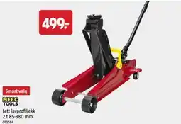 Jula Lett lavprofiljekk 2 t 85-380 mm, NOK 499 tilbud