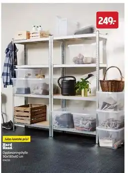 Jula Oppbevaringshylle 90x180x40 cm, NOK 249 tilbud