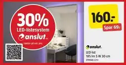 Jula LED-listesystem, NOK 160 tilbud