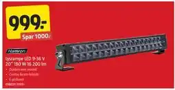 Jula Lysrampe LED 9-36 V 20” 180 W 16 200 lm, NOK 999 tilbud