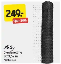 Jula Gjerdenetting 30x1,52 m, NOK 249 tilbud
