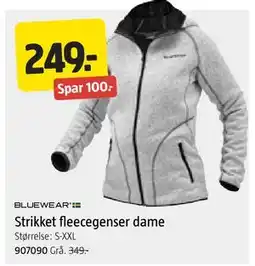 Jula Strikket fleecegenser dame, NOK 249 tilbud