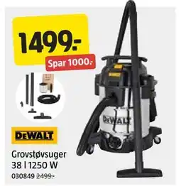 Jula Grovstøvsuger 38 l 1250 W, NOK 1499 tilbud