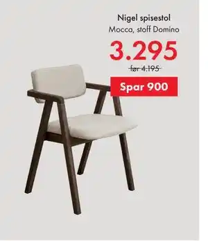 Fagmøbler Nigel spisestol, NOK 3295 tilbud