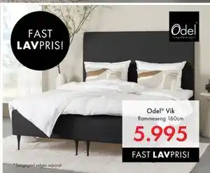 Fagmøbler Odel Vik Rammeseng, NOK 5995 tilbud