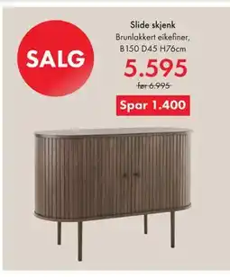 Fagmøbler Slide skjenk, NOK 5595 tilbud