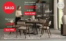 Fagmøbler Boston spisebord, NOK 17995 tilbud