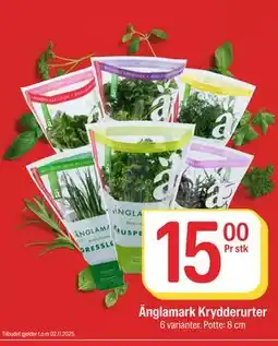 Coop Extra Änglamark Krydderurter, NOK 15 tilbud