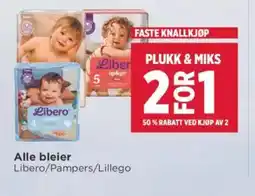 Meny Alle bleier tilbud