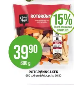 Kiwi Grønn&Frisk Rotgrønnsaker tilbud