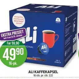 Kiwi Ali kaffekapsel tilbud
