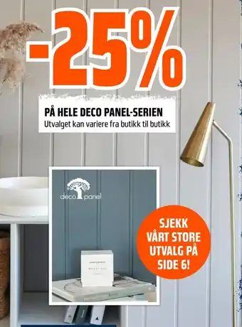Coop Obs På hele deco panel-serien tilbud
