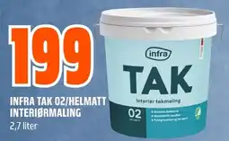 Coop Obs INFRA Tak 02/helmatt interiørmaling tilbud
