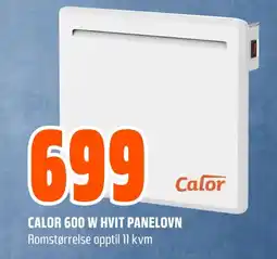 Coop Obs CALOR 600 w hvit panelovn tilbud