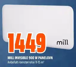 Coop Obs MILL Invisible 900 w panelovn tilbud