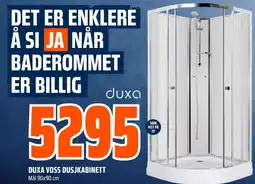 Coop Obs Duxa voss dusjkabinett tilbud