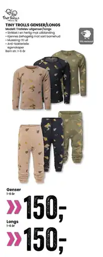 Sport Outlet TINY TROLLS Genser/longs tilbud