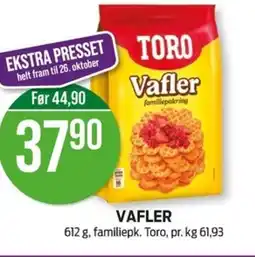 Kiwi TORO Vafler tilbud