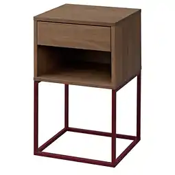 IKEA Vikhammer Nattbord, valnøttfiner, 40x39 cm tilbud