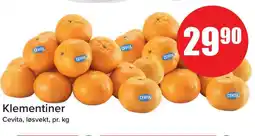Spar KLEMENTINER tilbud