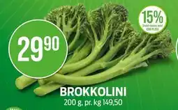 Kiwi BROKKOLINI, NOK 29.9 tilbud
