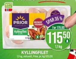 Kiwi KYLLINGFILET, NOK 115.5 tilbud