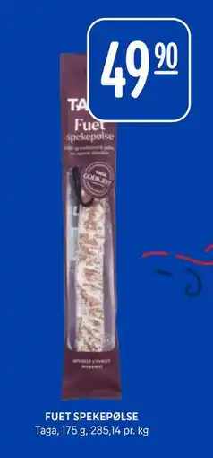 Rema 1000 FUET SPEKEPØLSE, NOK 49.9 tilbud