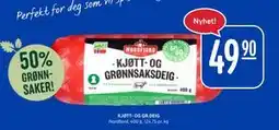 Rema 1000 KJØTT- OG GR.DEIG, NOK 49.9 tilbud