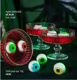 Nille Agate stetteskål, NOK 34.95 tilbud