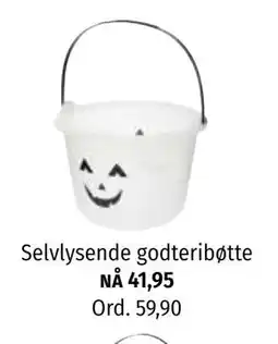 Nille Selvlysende godteribøtte, NOK 41.95 tilbud