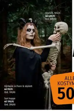 Nille Skjelett, 165cm, NOK 489.95 tilbud