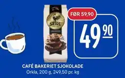 Rema 1000 CAFÉ BAKERIET SJOKOLADE, NOK 49.9 tilbud