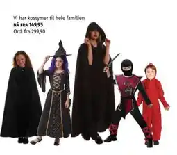 Nille Vi har kostymer til hele familien, NOK 149.95 tilbud