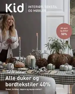 Kid Interiør All pynt og dekor tilbud