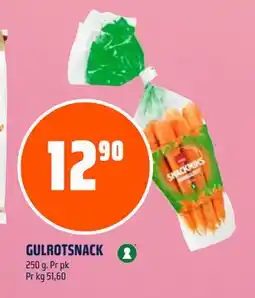 Coop Obs GULROTSNACK, NOK 12.9 tilbud